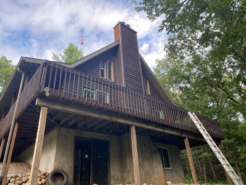 Before Madison Painters Exterior Painting Contractors in Oxford Wisconsin